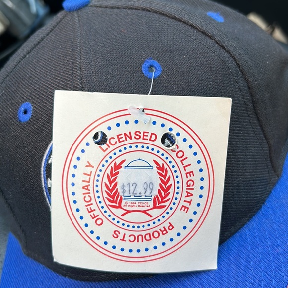 1984 Duke Blue Devils SnapBack Cap Drew Pearson Deadstock Athletics NCAA - Picture 4 of 5